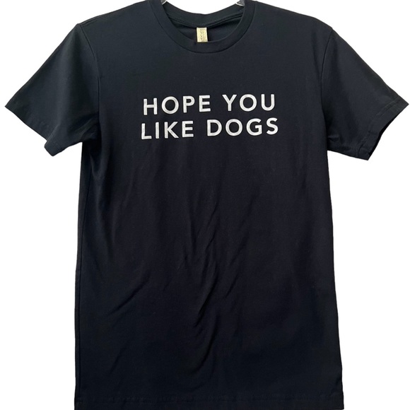 Hope You Like Dogs Word Tee Size XS - Picture 2 of 3